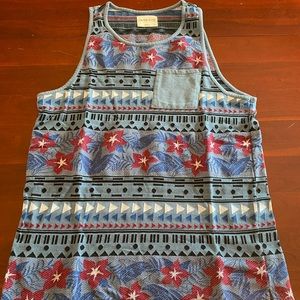 On the Byas Graphic Pocket Tank Top